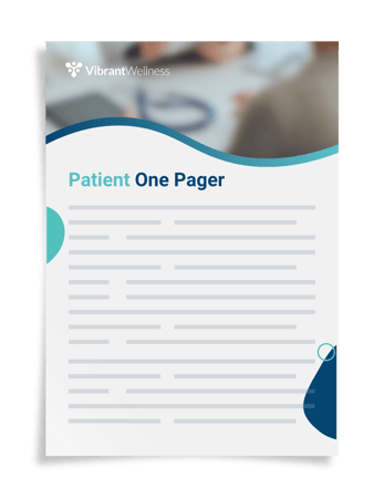 Patient One Pager